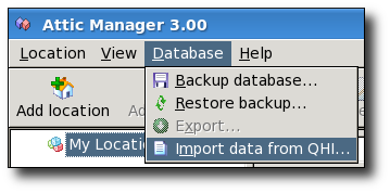 How to import Quicken home inventory manager data on 64 bit Windows