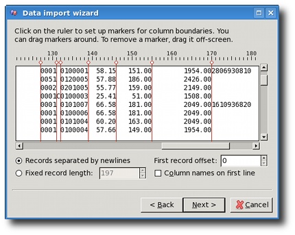 Flat file settings